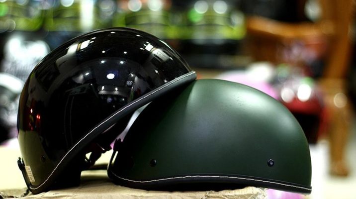 mũ bảo hiểm nửa đầu