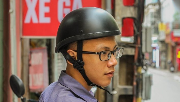 mũ bảo hiểm 1/2 có kính